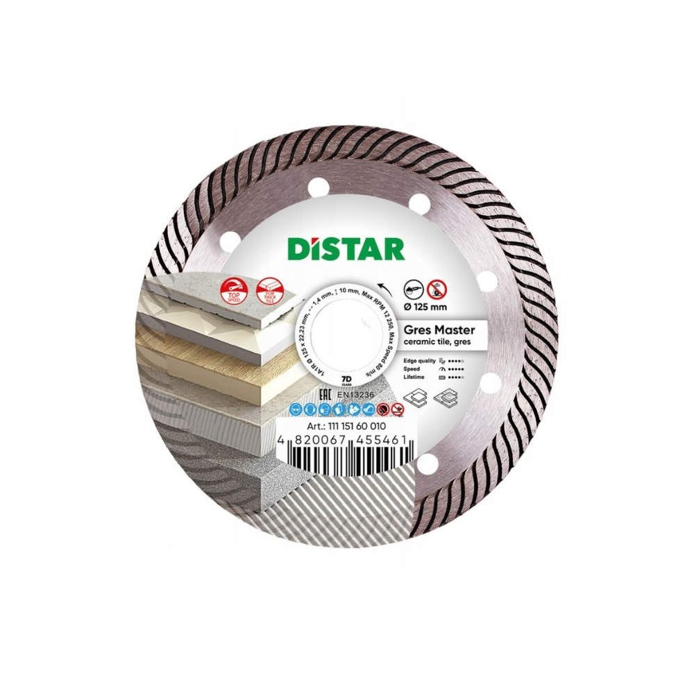Tarcza oryginal diamentowa 125 do płytek Distar Gres Master 2_1589817448